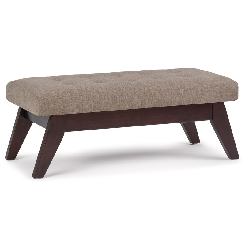 Ottoman Benches Draper Ottoman Bench in Linen