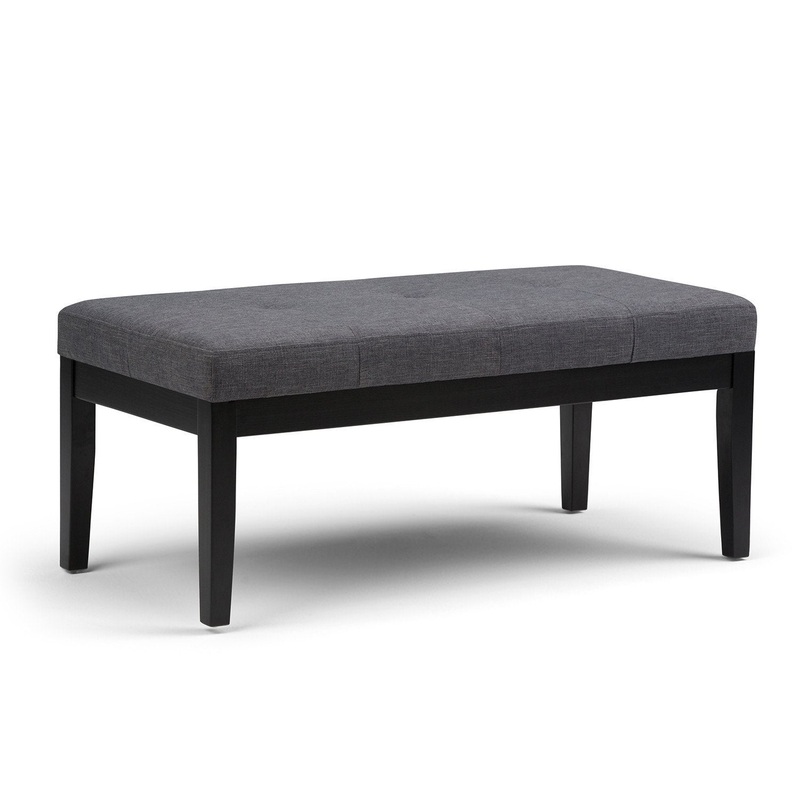 Ottoman Benches Lacey Ottoman Bench in Linen