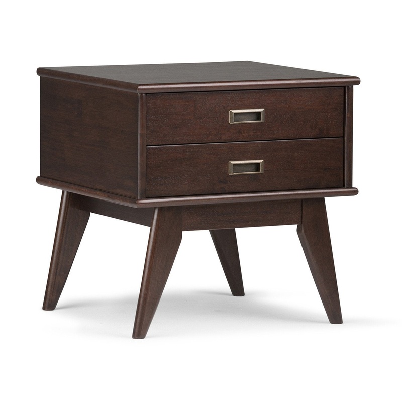 End Tables Draper Mid Century Side Table