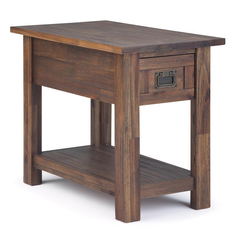 End Tables Monroe Narrow Side Table in Acacia