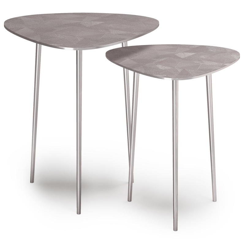 End Tables Shelton 2 Pc Metal Nesting Table