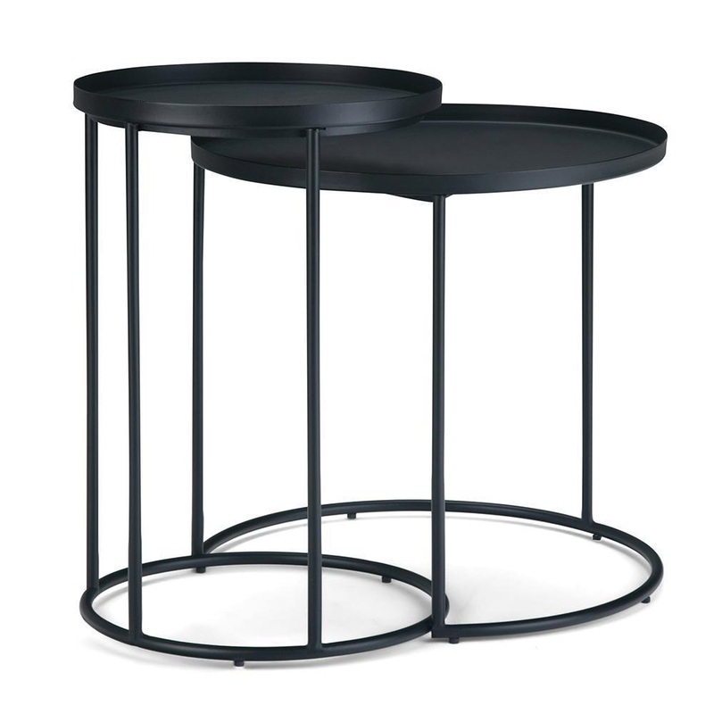 Metal Tables Monet Nesting Metal Table