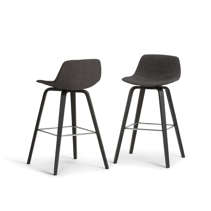 Counter Stools Randolph Bentwood Counter Height Stool (Set of 2) in Black Leg Color