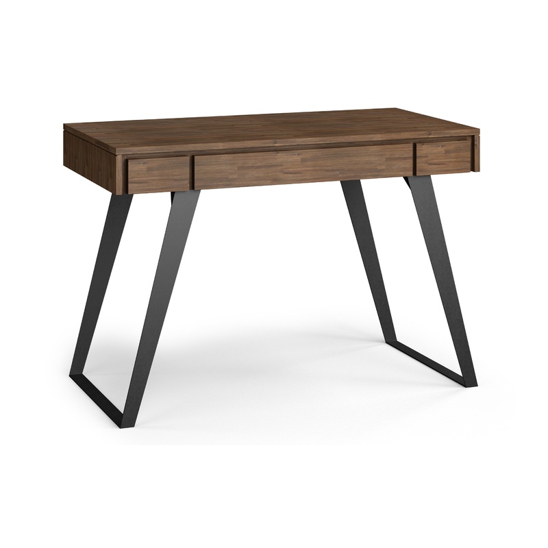 Desks Lowry Small Desk in Rustic Natural Aged Brown