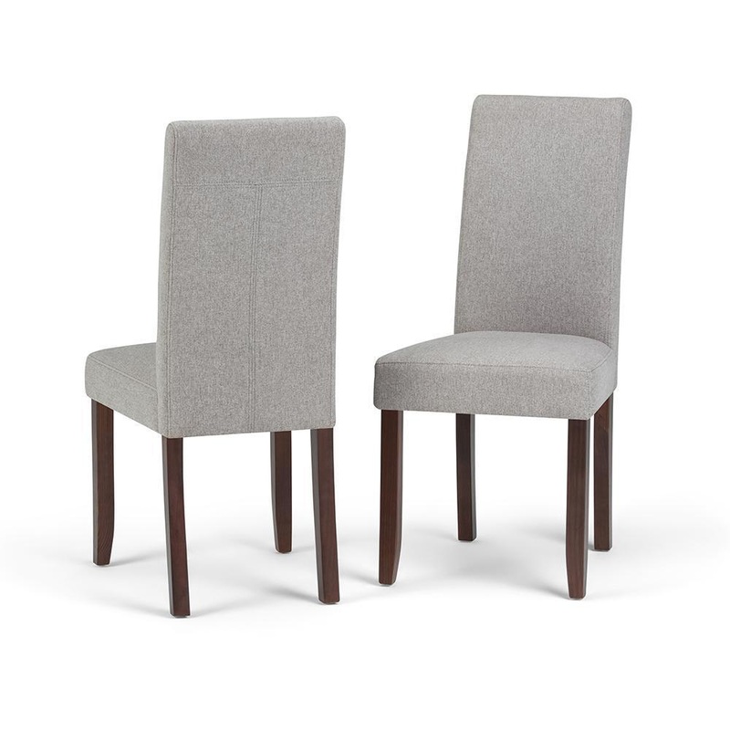 Dining Chairs Acadian Dining Chair (Set of 2) in Linen Style Fabric