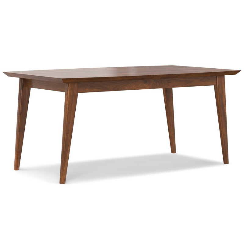 Dining Tables Draper Mid Century Extendable Dining Table