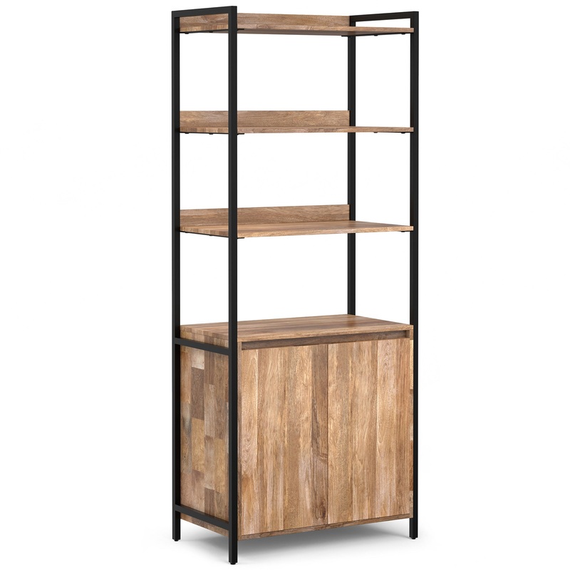 Bookcases Kelsey Large Bookshelf with Cabinet