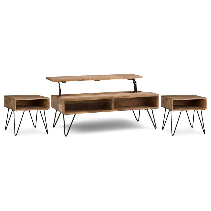 Coffee & End Table Bundles Hunter 48 inch Coffee Table with 22 inch End Tables (Set of 3)