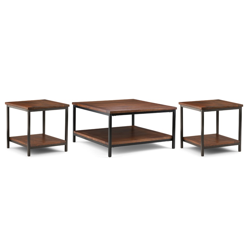 Coffee & End Table Bundles Skyler 34 inch Coffee Table with 22 inch End Tables (Set of 3)