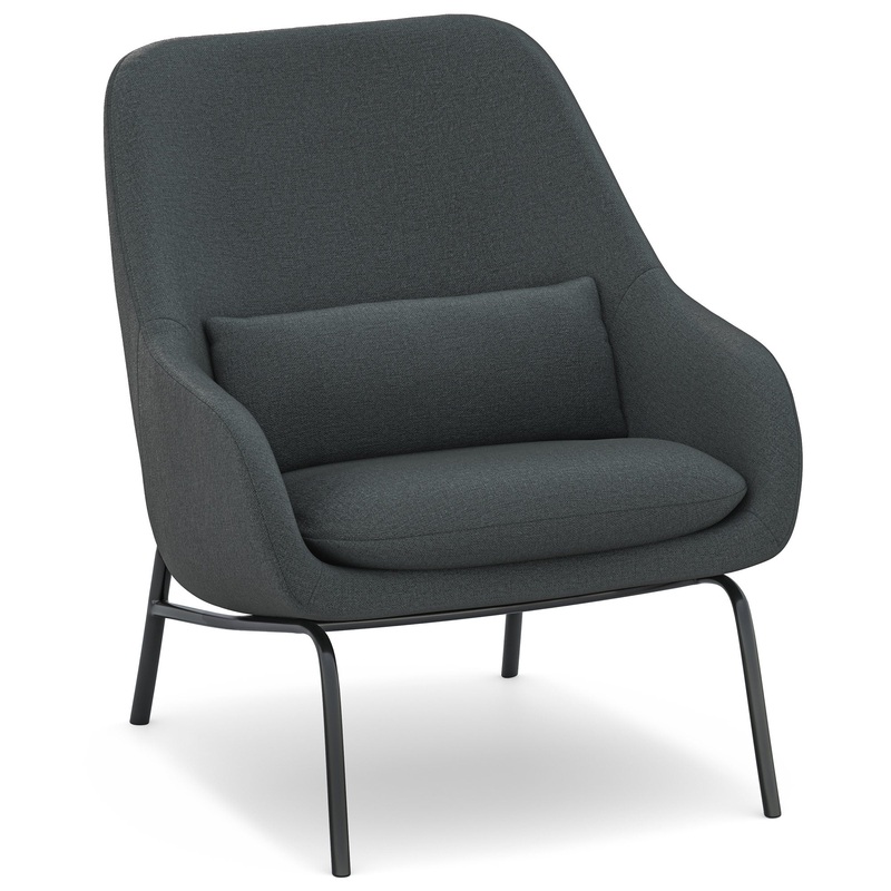 Accent Chairs Elmont Accent Chair in Steel Grey