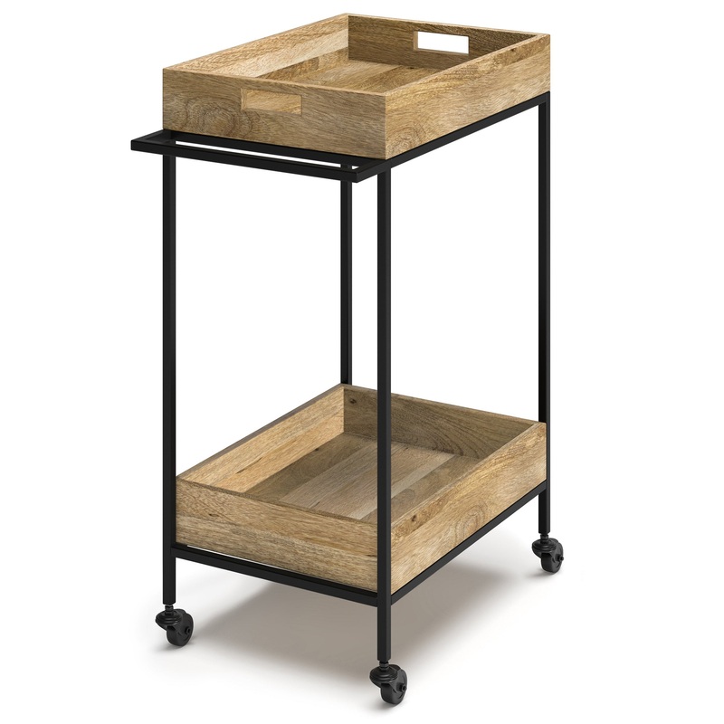 Bar Carts Simons 24 inch Bar Cart in Mango