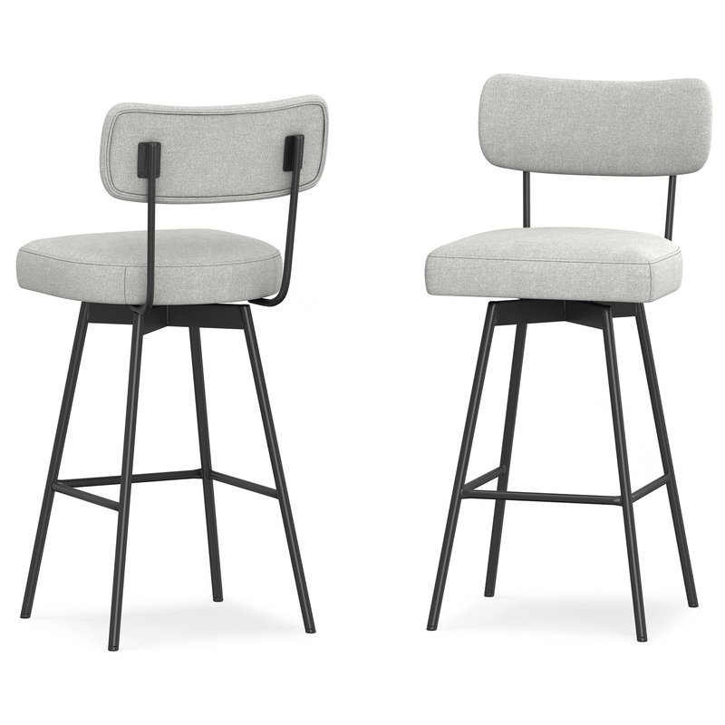Bar Stools Giselle Swivel Bar Stool (Set of 2)
