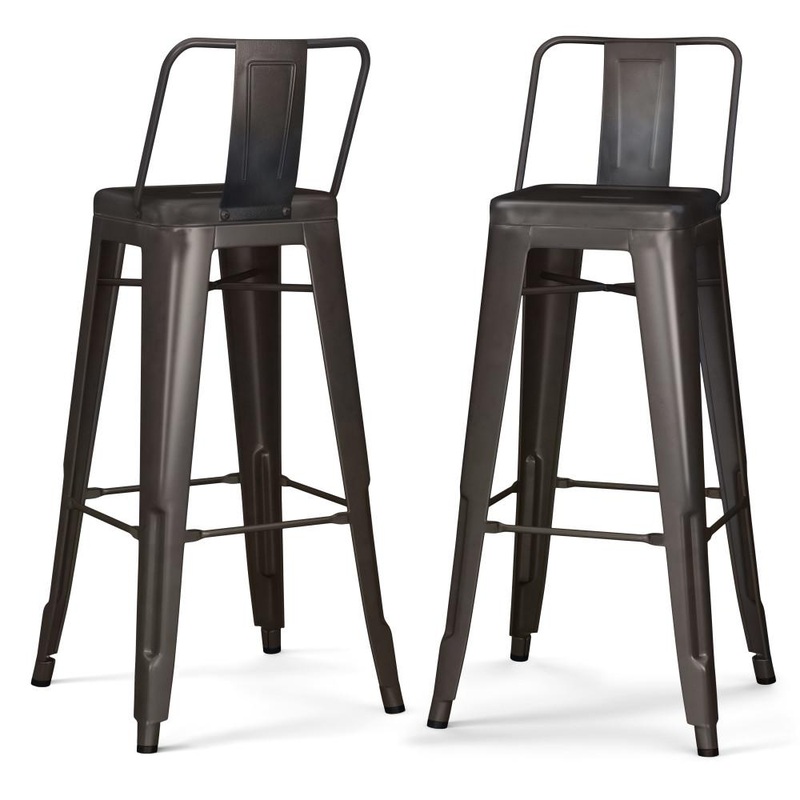 Bar Stools Rayne 30 inch Metal Bar Stool (Set of 2)
