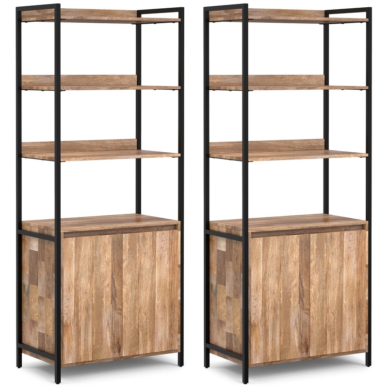 Bookcase Bundles Kelsey 30 inch 5 Shelf Bookcase with Doors (Set of 2)