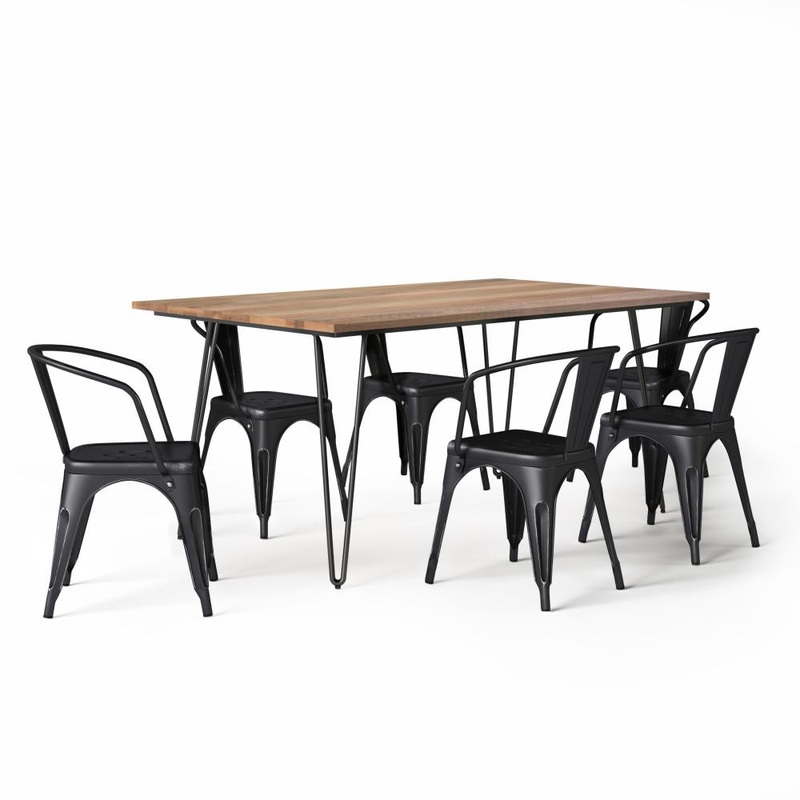 Dining Sets Larkin \/ Hunter 7 Pc Dining Set