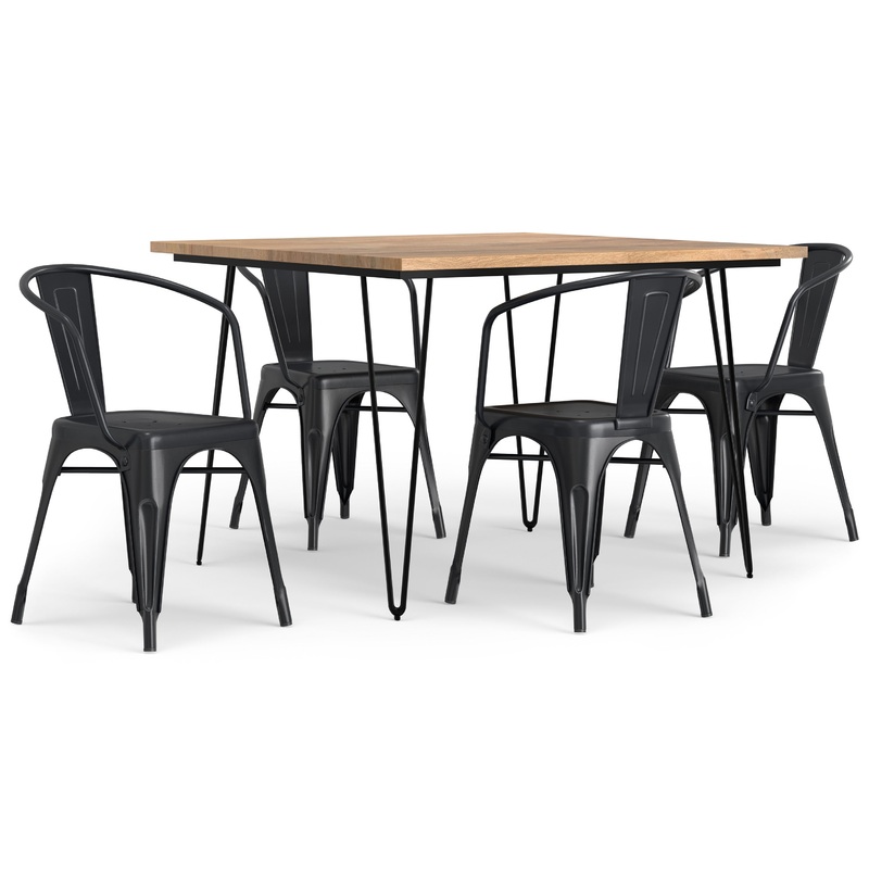 Dining Sets Larkin \/ Hunter 5 Pc Dining Set in Mango