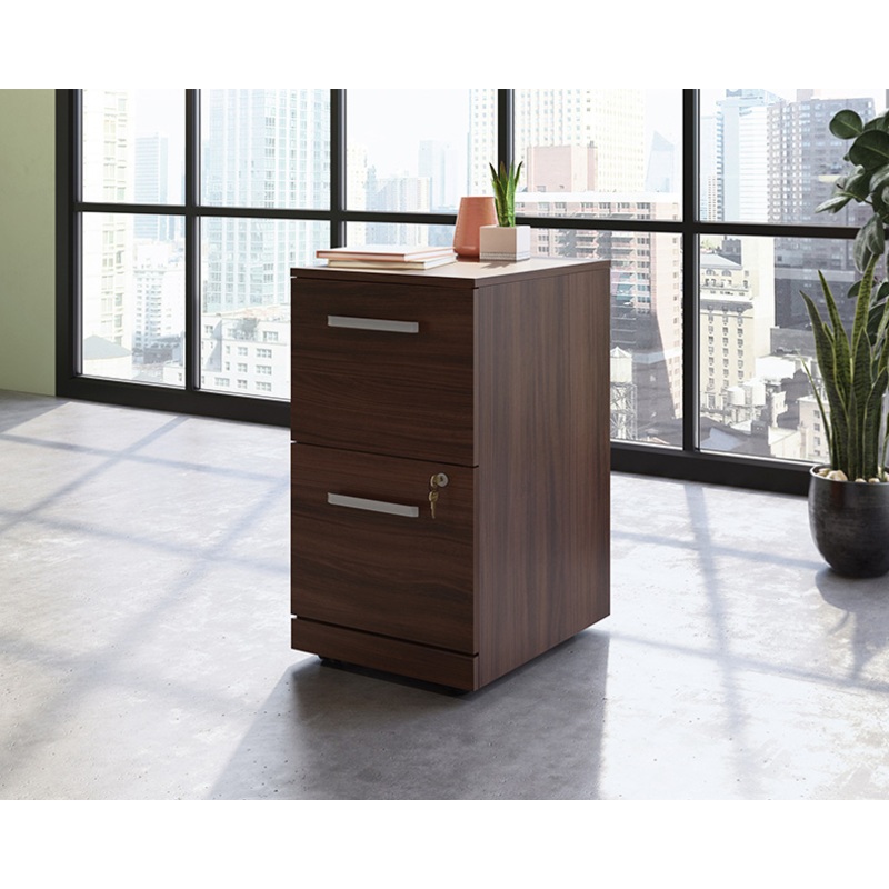 Affirm 2-Drawer Mobile Pedestal Cabinet Noble Elm (427875)  Sauder