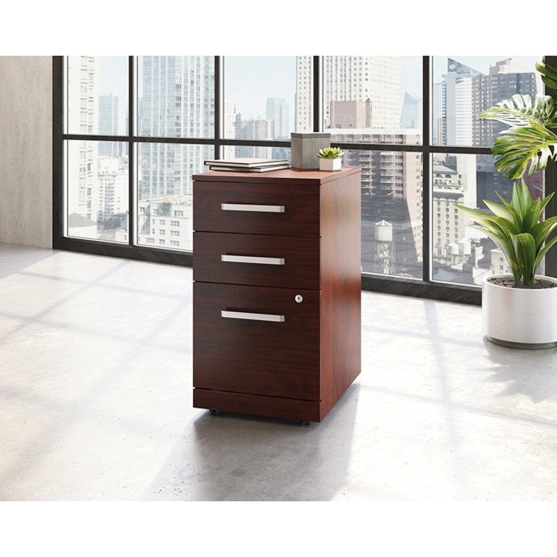 Affirm 3-Drawer Pedestal File Cabinet Classic Cherry (426268) – Sauder