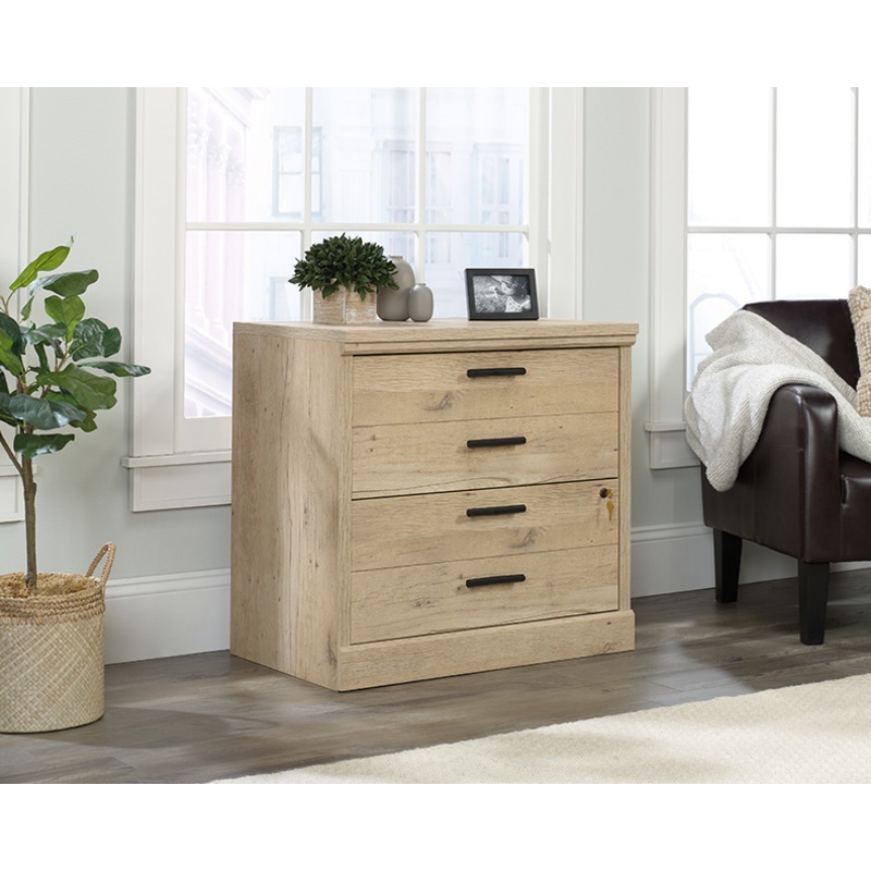Aspen Post Lateral File Cabinet Prime Oak (427013)  Sauder