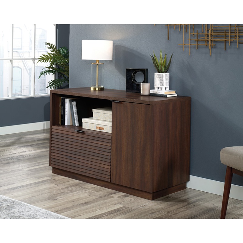 Englewood Lateral File Credenza Spiced Mahogany (426917)  Sauder