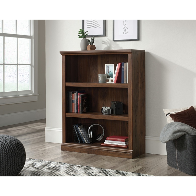 Sauder Select 3-Shelf Bookcase Grand Walnut (426428)  Sauder