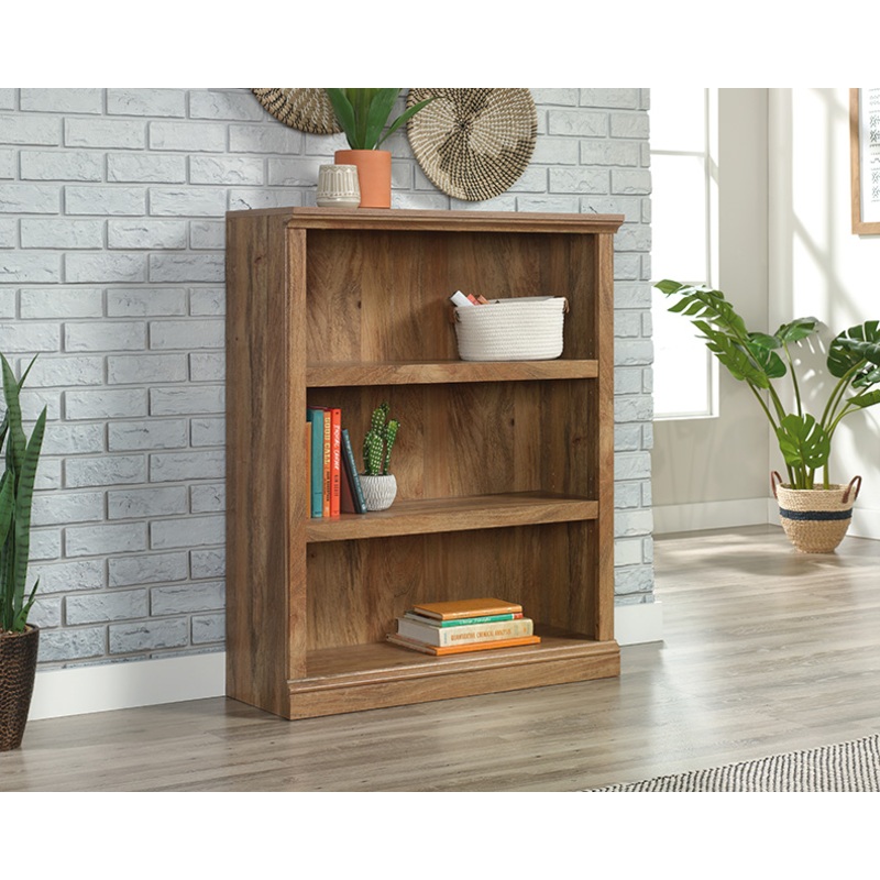 Sauder Select 3-Shelf Bookcase Sindoori Mango (426416)  Sauder
