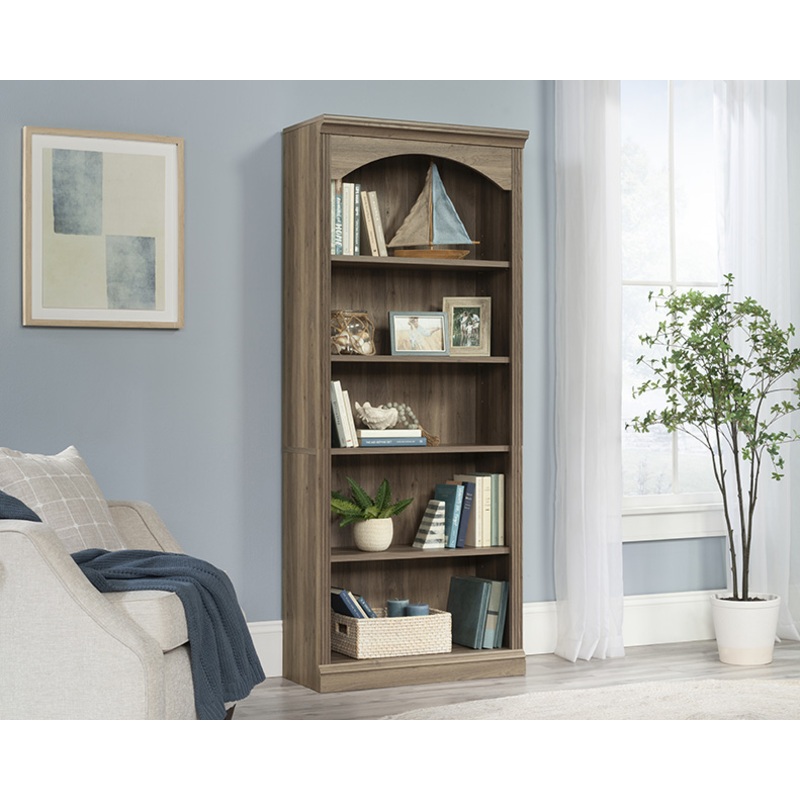 Sauder Select 5-Shelf Bookcase Salt Oak (446193)  Sauder
