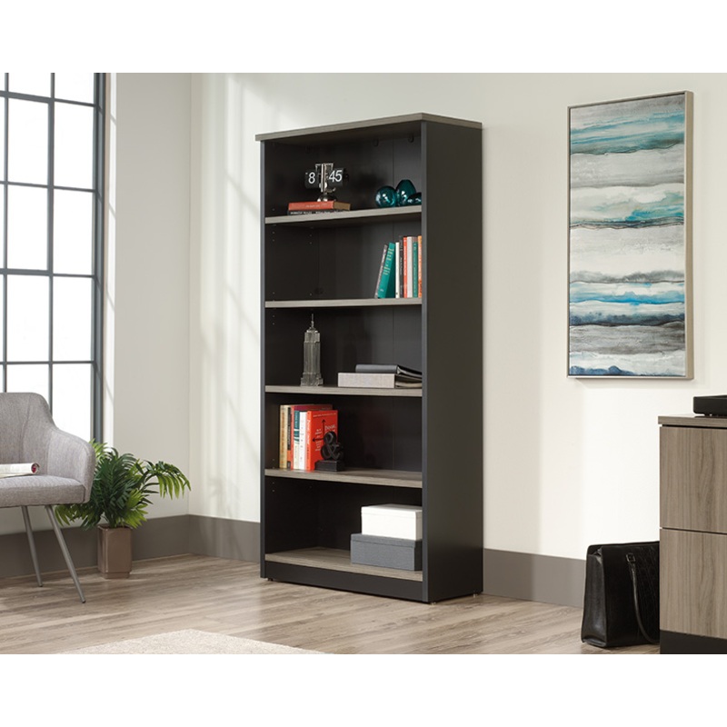 Via Library Bookcase Hudson Elm (424470)  Sauder