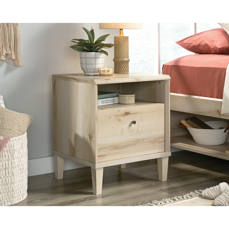 Willow Place 1-Drawer Nightstand Pacific Maple (425279)  Sauder