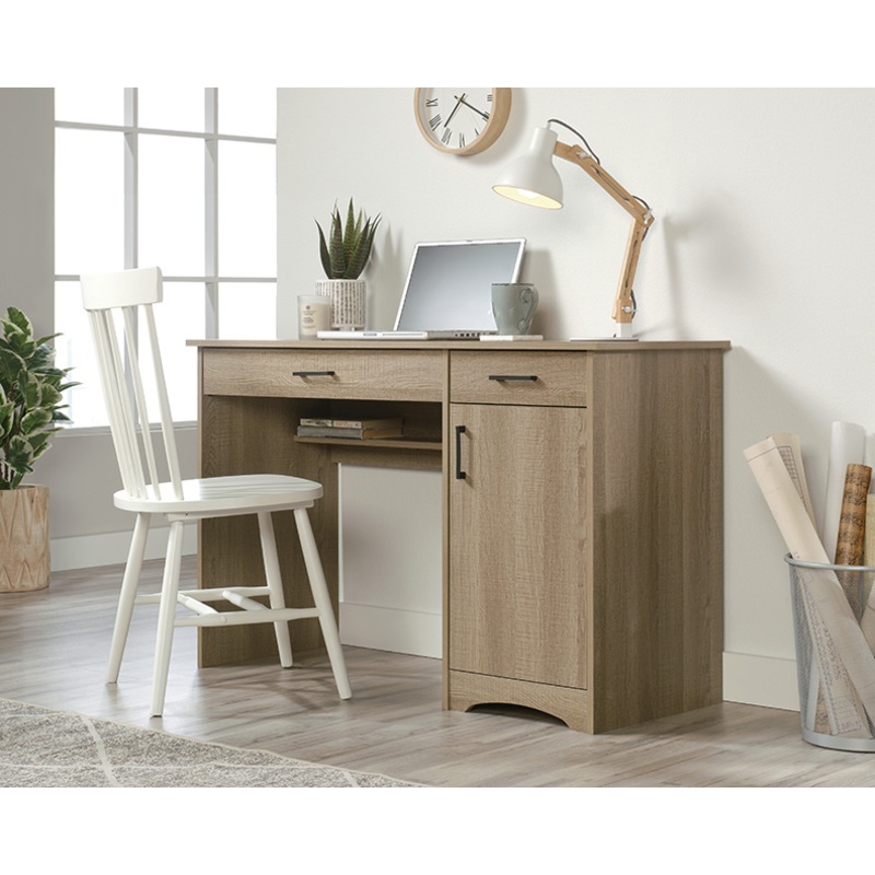 Beginnings Home Office Desk with Drawers  Summer Oak (424256)  Sauder
