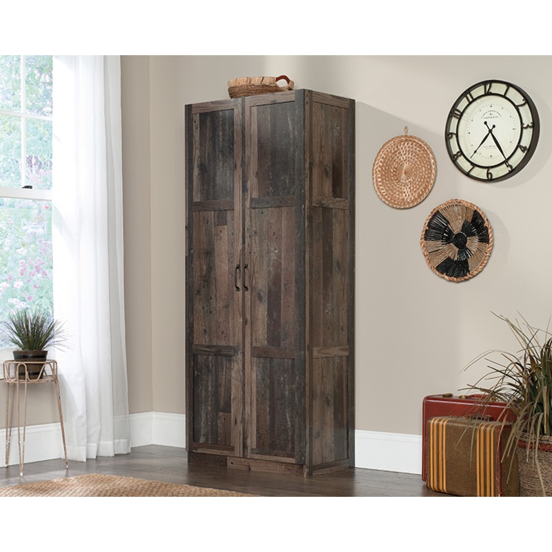 Sauder Select 2-Door Storage Cabinet Reclaimed Pine (427069)  Sauder