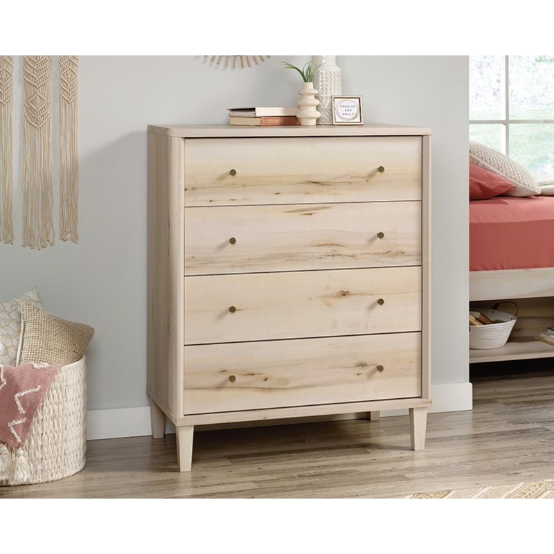 Willow Place 4-Drawer Chest Pacific Maple (425267)  Sauder