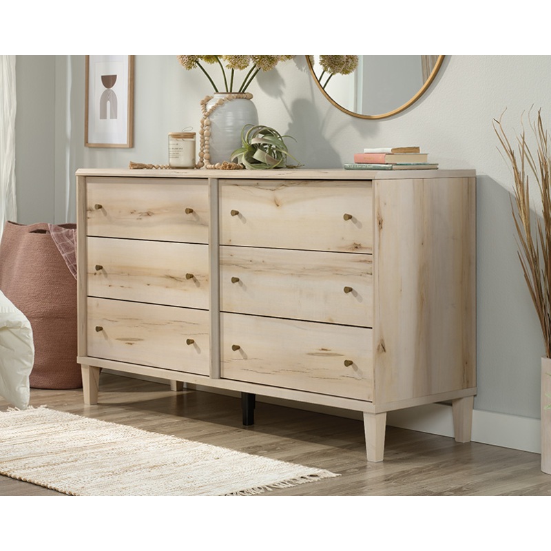 Willow Place 6-Drawer Dresser Pacific Maple (425281)  Sauder