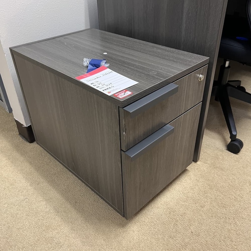 16″ W x 20″ H Grey Palisades Collection Modern Industrial Rolling Box/File Office Furniture Liquidations