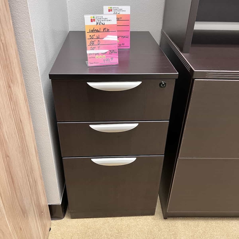 New – 16″ W x 28″ H 3 Drawer Pedestal File – Box/Box/File – Various Colors Colors Office Furniture Liquidations