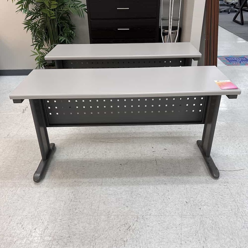 55″ x 20″ BIF Light Grey Laminate Training Table Office Furniture Liquidations