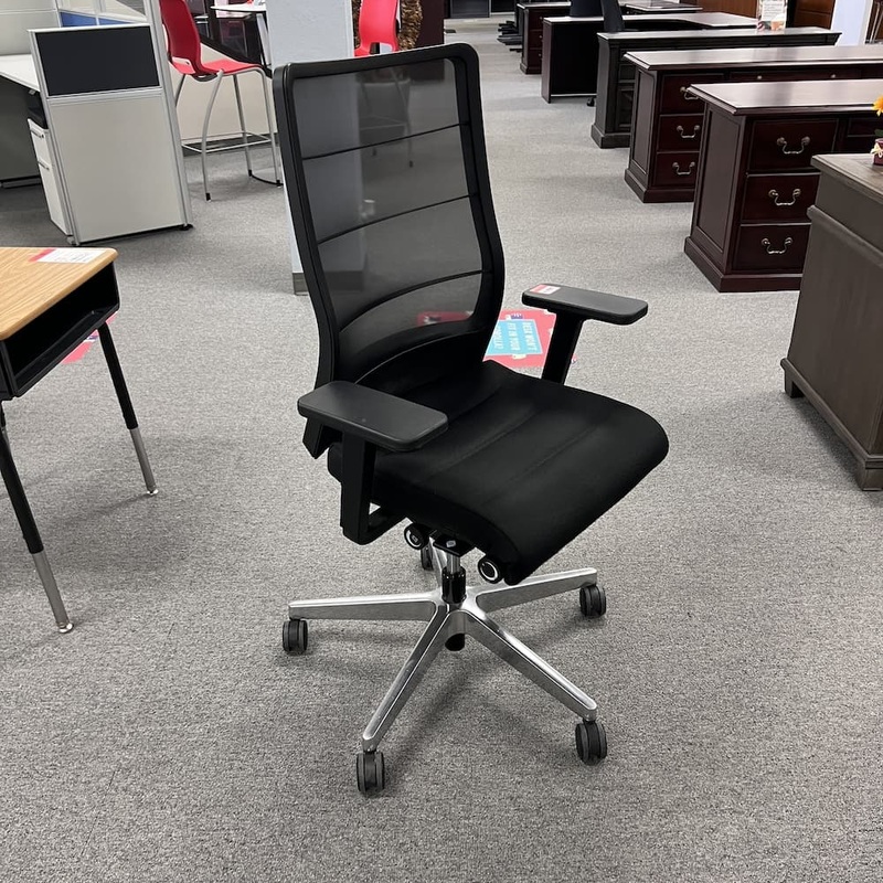 Interstuhl AirPad Black Mesh Back Task Chair Office Furniture Liquidations