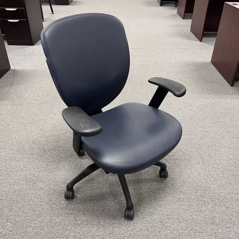 Kimball Wish Navy Blue Brisa Task Chair Office Furniture Liquidations