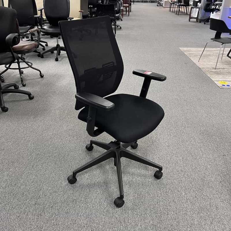 Lacasse Affinity Black Mesh Back Task Chair Office Furniture Liquidations