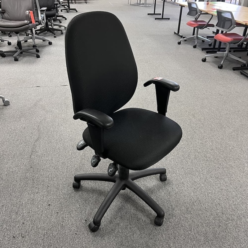 Offices to Go Black High Back Back Office Chair Office Furniture Liquidations