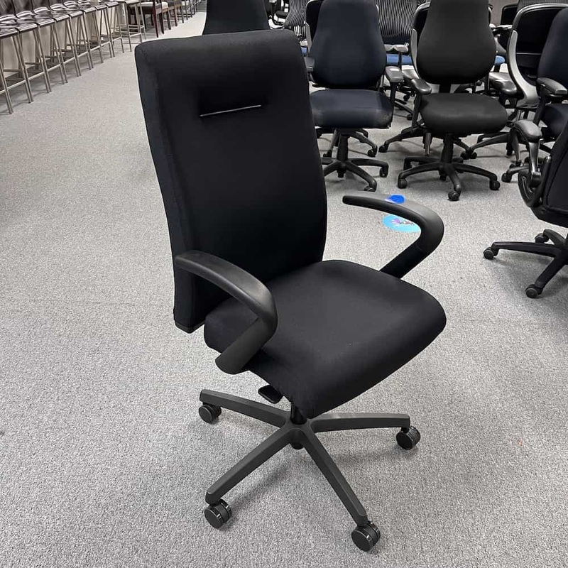 Open Box – Hon Ignition Black High Back Task Chair Office Furniture Liquidations