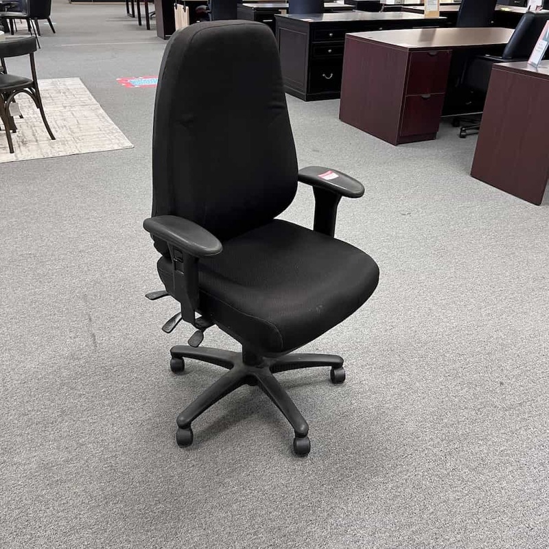 Raynor Black High Back Task Chair Office Furniture Liquidations