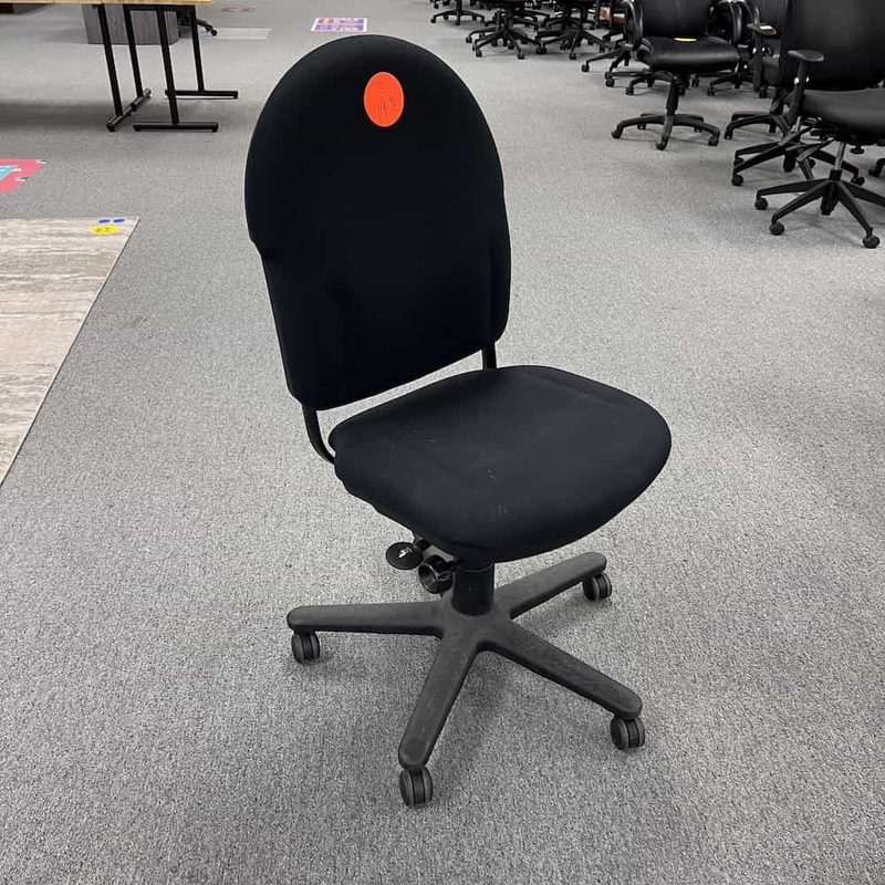 Steelcase Turnstone Black Armless Task Chair Office Furniture Liquidations