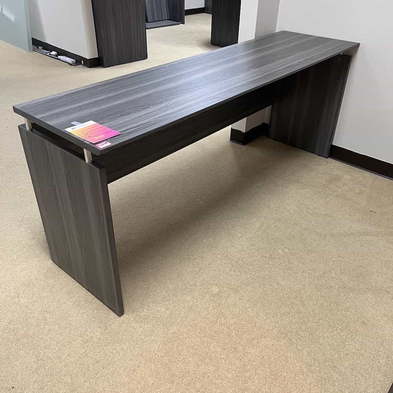 72″ x 20″ Grey Floating Top Credenza Desk Shell Office Furniture Liquidations