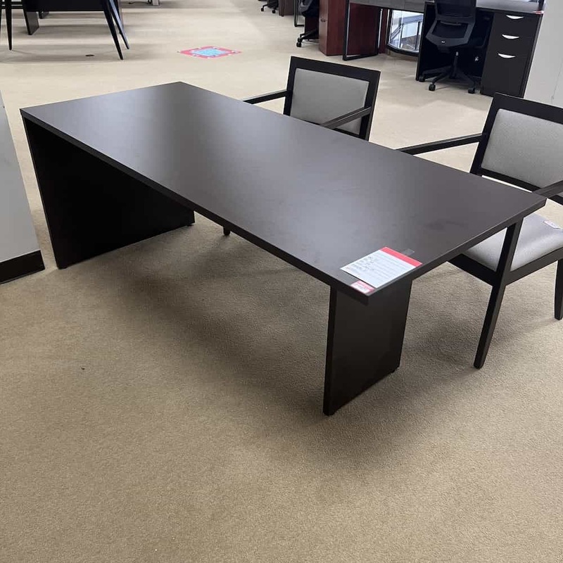 72″ x 30 Espresso Rectangular Peninsula Desk Table Office Furniture Liquidations