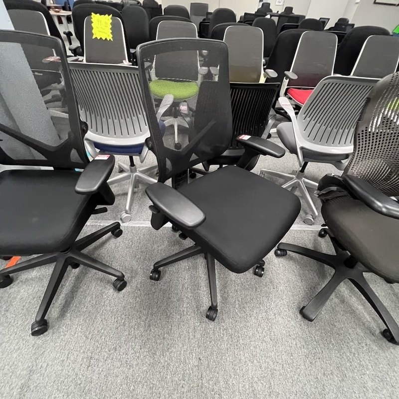 Allsteel Relate Black Mesh Back Task Chair Office Furniture Liquidations
