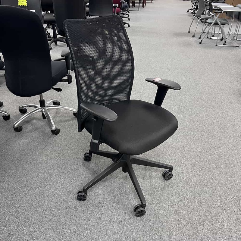 Compel Black Mesh Back Task Chair Office Furniture Liquidations