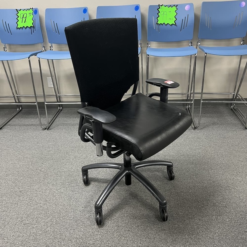 Global Black Ride Synchro Tilter Mesh Back Task Chair Office Furniture Liquidations