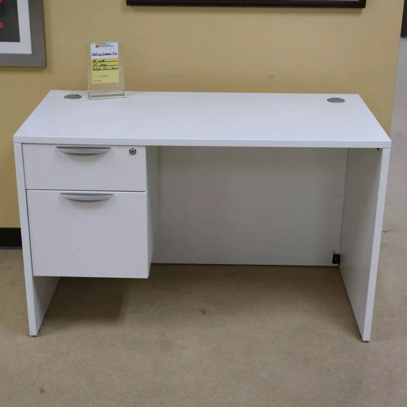 New – 48″ x 24″ Laminate Desk with 1 Hanging File , Various Colors Office Furniture Liquidations
