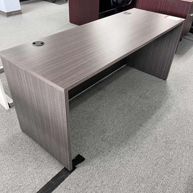 66″ x 24″ Grey Credenza Desk Shell Office Furniture Liquidations